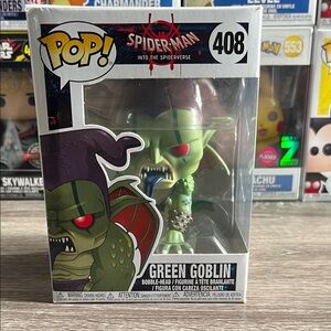 Funko Pop Green Goblin Figure with Purple and Green